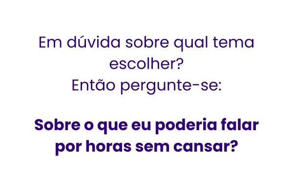 escolher tema para blog